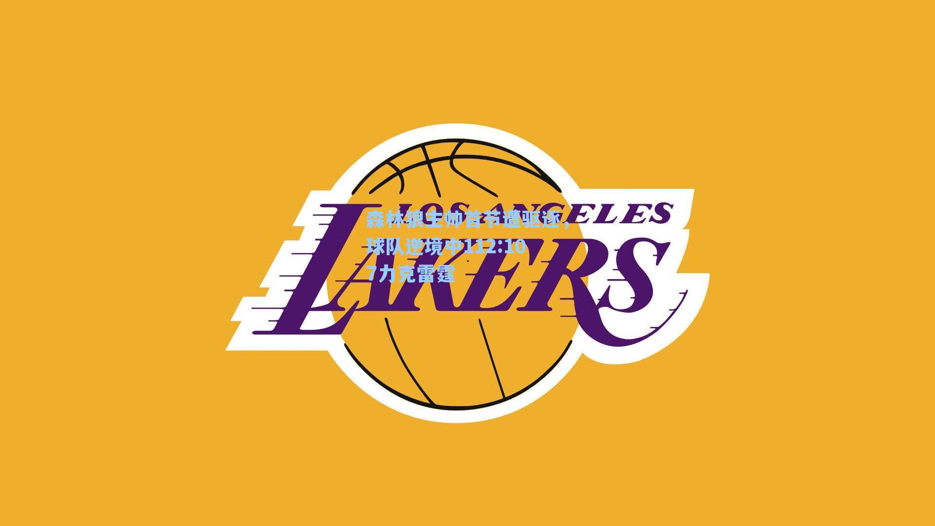 森林狼主帅首节遭驱逐，球队逆境中112:107力克雷霆